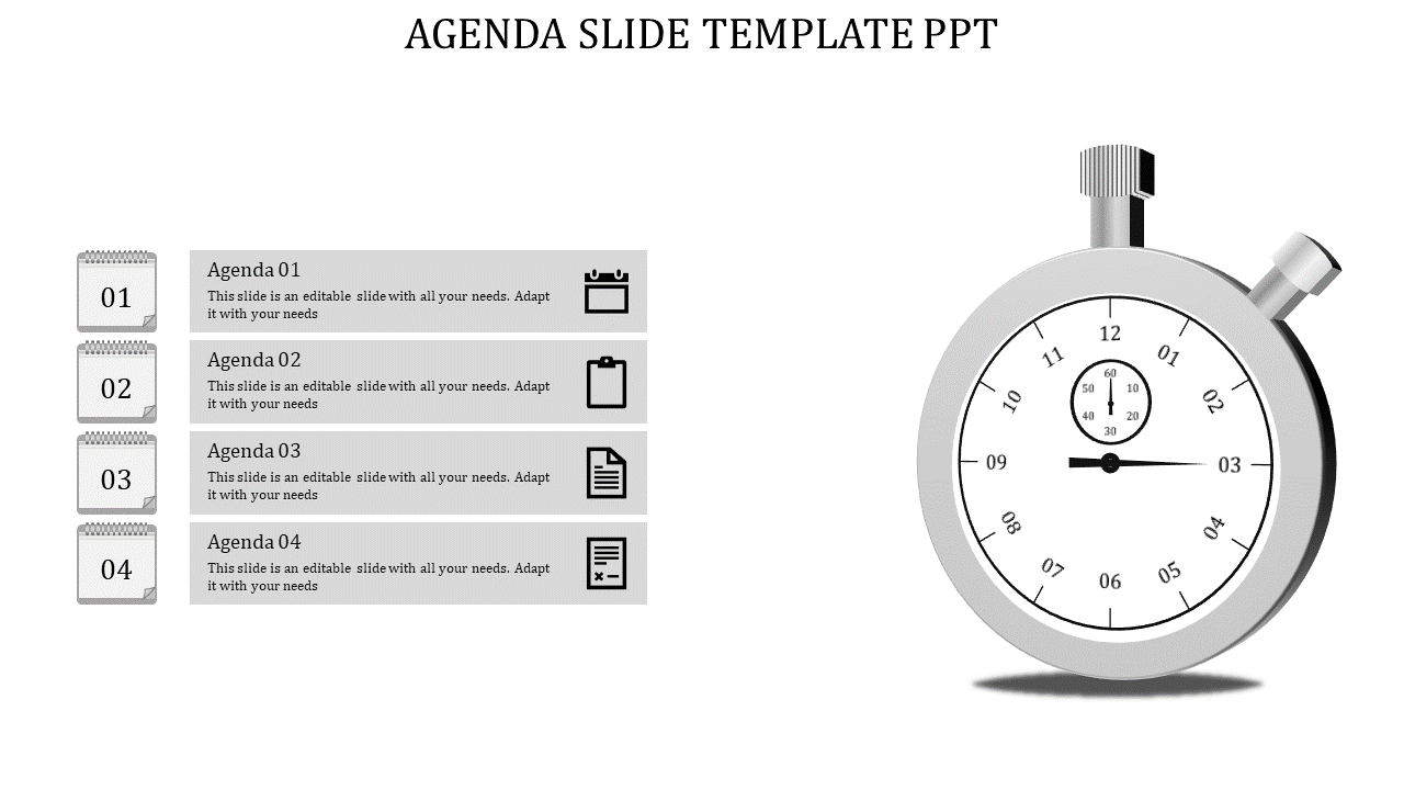 Best PowerPoint Agenda Slide Template Presentation